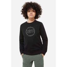 Tshirthane Lord Of Baskılı Unisex Çocuk Siyah Sweatshirt Siyah