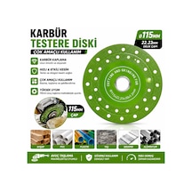 Senbang 115 Mm Karbür Testere Diski Çok Amaçlı Kesme Taşlama Diski 22.23 Mm Ahşap Pvc Plastik Alüminyum Uyumlu
