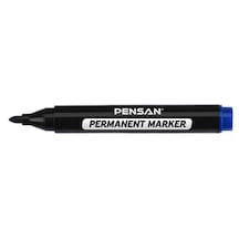 Pensan 6600 Yuvarlak Uç Permanent Marker Mavi 10lu Çok Renkli