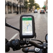 Su Geçirmez Motosiklet Bisiklet Telefon Tutucu 360 Derece Döner G Diğer