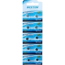 Beston Ag1 Lr621/ Lr60 1,5v Alkalin 10'lu Saat Pili - Düğme Pil