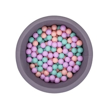 Bubble Pops Gri Sünger Top Havuzu Pembe Mint Lila Top