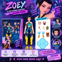 Bezos Jry32 Demon Hunters - Zoey Aksiyon Figürü Rengaren