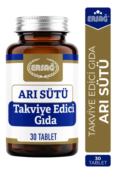 Ersağ Arı Sütü 30 Tablet Takviye Edici Gıda