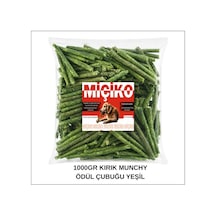 Köpekler İçin Kırık Munchy Ödül Çubuğu 1000gr Yeşil