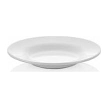 6 Adet Çukur Yemek Tabağı Beyaz Melamin Tabak 21cm Büyük Porsiyon Tabağı Lokanta Tabldot Toplu