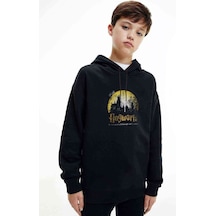 Tshirthane H P Hogwarts Apparel Books Visit Baskılı Unisex Çocuk Sweatshirt