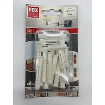 Tox Deco Plastik Dübel 6X41 Mm 20 Adet