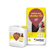 Weber Dry Ultraflex T-25 15 Kg Sıvı+ 15 Kg Toz