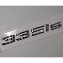 Bmw 335is Krom Bagaj Yazısı 3m 3d Abs Çok Yüksek Kaliteli