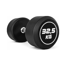 Alin Alin Sport 32,5 Kg Kauçuk Kaplı Profesyonel Olimpik Dumbbell Dambıl - Beyaz Kg