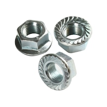 Altıköşe Flanşlı Somun M10 - 10 Adet