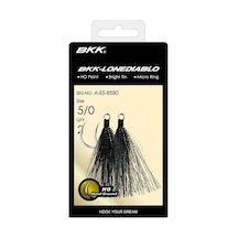Bkk Lone Diablo Bt- Black Bucktail Olta İğnesi 4/0