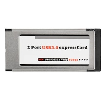 Alfais 5120 2 Port Usb 3.0 34mm Express Cardbus Pcmcia Adaptör Kartı