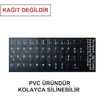 Türkçe Q Klavye Etiketi Laptop Notbook Pc Sticker