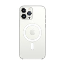 Apple iPhone Uyumlu  15 Pro Kılıf Magneticsafe Şeffaf Silikon -  Şeffaf