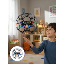 El Sensörlü Uçan Top Drone Çocuklar İçin Led Işıklı Eğlence Oyuncağı - Lisinya