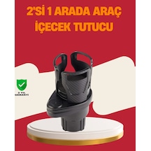 Otomobil Bardak Tutucu İkisi Bir Arada 360 Dönebilen Geniş Kapasiteli Diğer