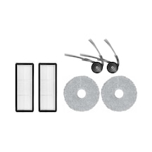 Robotyedek, Qrevo Curv/qrevo C/qrevo C Pro Roborock İle Uyumlu Hepa Yan Fırça Mop-6 Parça Diğer