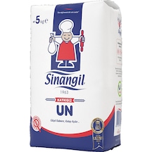 Sinangil Un 5 Kg Çok Amaçlı Buğday Unu, Ev Ve Profesyonel Kullanım