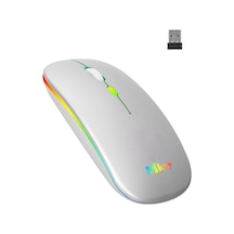 Mkey MK-109 RGB LED Kablosuz Mouse Optik Wireless Mouse Sessiz Mouse