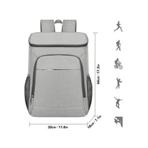 Pazly Soğutucu Sırt Çantası, Yalıtımlı Öğle Yemeği Çantası, Kamp, Yürüyüş, Piknik, Plaj İçin Siyah/kırmızı/gri/turuncu Çok Renkli