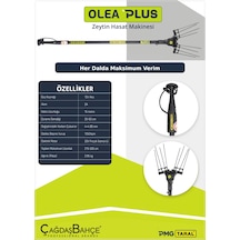 Taral Olea Plus Akülü Zeytin Silkeleme Hasat Makinası Taral Olea Akülü