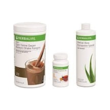 Herbalife 3'lü Set Shake Fındık 550 Gr + Aloe Konsantre Içecek 473 Ml + Konsantre Çay Limon 50 Gr