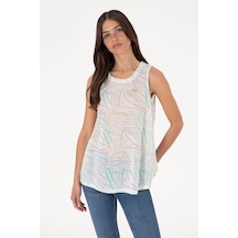 U.s. Polo Assn. Kadın Kolsuz T-shirt 2104742 Çok Renkli