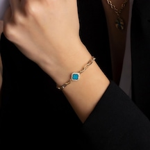 Firuze Lotus Çiçeği BL0045 Sarı Altın