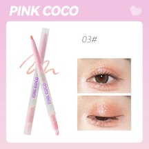 Çift Kafalı Yalan İpekböceği Kalem Mat Pembe Parlatıcı Anahat Gözler Sedefli 03 250mg 002