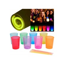 Karanlıkta Yanan Gece Işığı Mega Glow Bardaklar 8 Adet 8.5 X Tdrtr 0