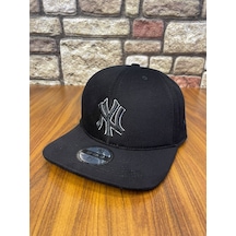 Hamze Ny Newyork Nakışlı Hiphop Snapback Rapper Drip Şapka Cap Siyah