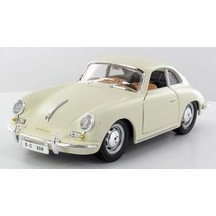 Bburago 1961 Porsche 356b Coupe Krem 1 24 Model Araba