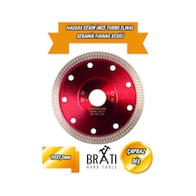 Hassas Kesim İnce Turbo Elmas Seramik Fayans Kesici 115 1,2x22.23mm Çapraz Diş
