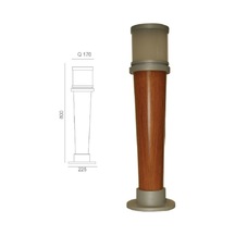 Bahçe Armatürü Bollard Kahverengi
