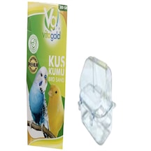 Kuş Kumu 300 Gr Tüm Kuşlar İçin Ve Şeffaf Lüks Kuş Yemlik