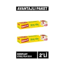 Koroplast Streç Film 33 Metre 2 Adet - 6 Adet Tarı