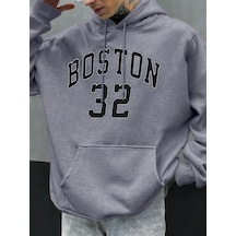 Tarzsokak Boston Numarası 32 Desen Erkekler Hoody Cep Büyük Boy Hoodie Hip Hop Moda Giysiler Sonbahar R Gri Tarzsokak Boston Numarası 32 Desen Erkekler Hoody Cep Büyük Boy Hoodie Hip Hop Moda Giysiler Sonbahar R Gri