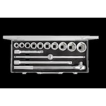 İzeltaş 1119 3/4” Altı Köşe Lokma Anahtar Takımı (14 parça, mm) 1119 00 6114