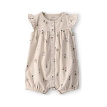 Carter's Kız Bebek Kısa Tulum 1u268210 Taba