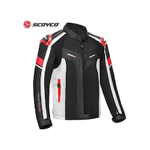 Scoyco Jk152- 4 Mevsim Mont Kırmızı/siyah