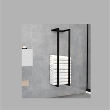 lyla concept Tulipa-duvara Monte Depolu Metal Siyah Havluluk Siyah