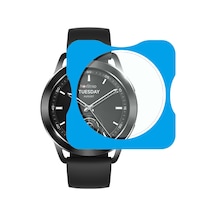 Novstrap Xiaomi Watch S3 İle Uyumlu Ekran Koruyucu 9h Sert Temperli Cam Kolay Uygulama Aparatlı