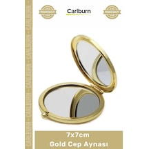 Cepaynası Promosyon Çelik Metal Hediyelik 7x7cm Sticker Uyumlu Kına Düğün Nikah Hediyesi Gold Cep A