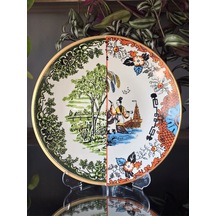 Konyax Hybrıd6 1 Kişilik Pasta Tabağı Çok Renkli