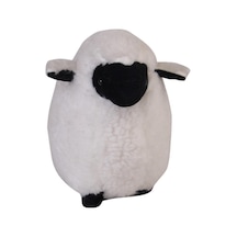 Kuzu Beyaz&Siyah Peluş 45 Cm