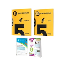 5. Sınıf Matematik ve Türkçe Soru Bankası Seti İle Tüm Dersler Yaprak Test ve KDS Deneme Hediye