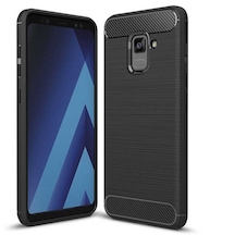 Samsung Galaxy A8 Plus 2018 Kilif Silikon + A8 Plus Kirilmaz Cam 525891756
