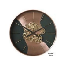 Sa 2068 Çarklı 55 Cm Duvar Saati Dekoratif Salon Ofis Saat Model 2068 Çok Renkli